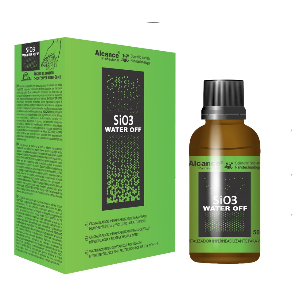 ALCANCE – SIO3 WATER OFF – CRISTALIZADOR DE VIDRIO – 50ML
