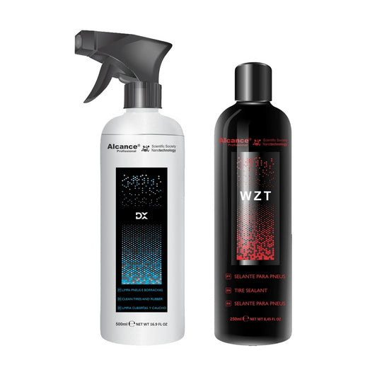 ALCANCE – KIT DE LIMPIEZA Y RENOVACION DE NEUMATICOS – DX + WZT