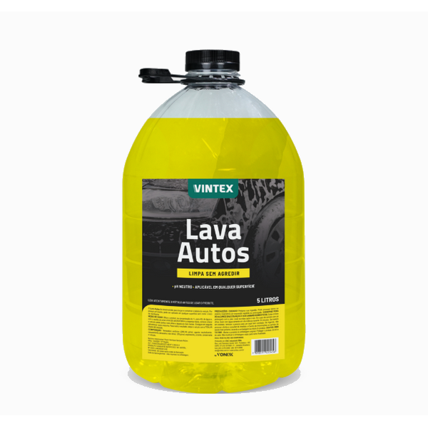 VINTEX – LAVA AUTOS – SHAMPOO PH NEUTRO - 5LT