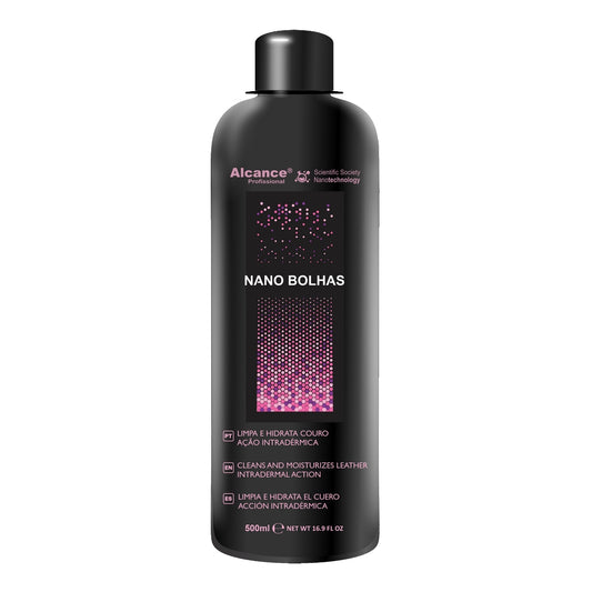 ALCANCE – NANO BOLHAS – LIMPIADOR E HIDRATADOR DE CUERO
