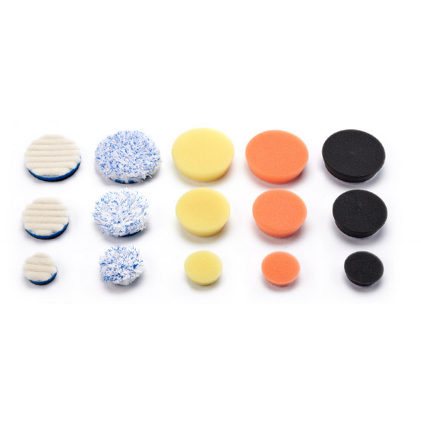 SHINEMATE – POLISHING PAD KIT – PAD KIT 1″ – 2″ – 2.5″ - KIT 1"