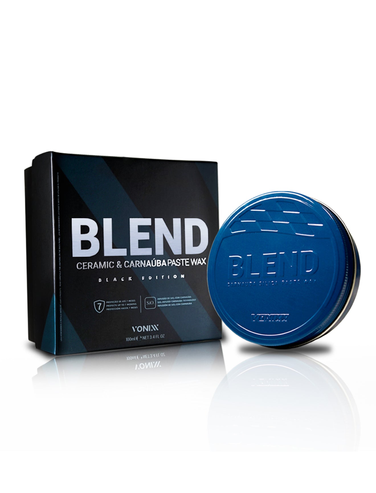 VONIXX – BLEND CERAMIC & CARNAÚBA PASTE WAX CERA PASTE WAX AUTOS OSCUROS- SIN CAJA