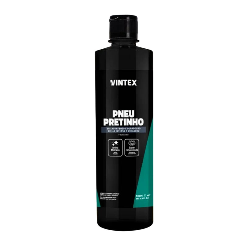 VINTEX – PNEU PRETINHO – RENOVADOR DE NEUMÁTICOS - 500 ML