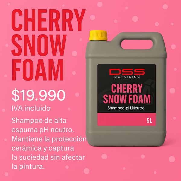 Cherry snow foam - shampoo ph neutro