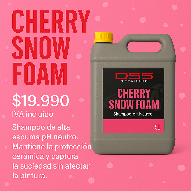 Cherry snow foam - shampoo ph neutro
