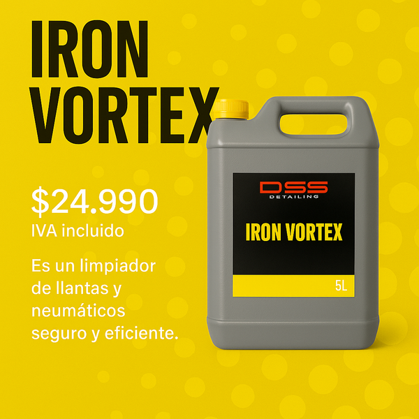 Iron vortex - limpiador de llantas y neumáticos
