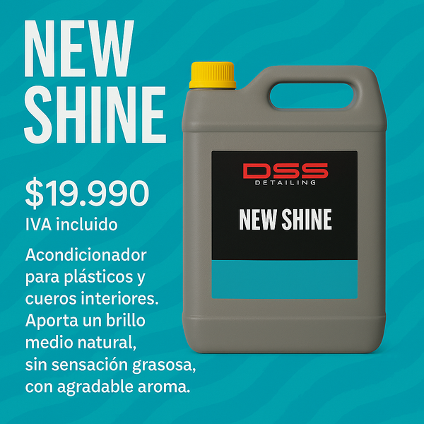 New shine - acondicionador de plásticos y cueros