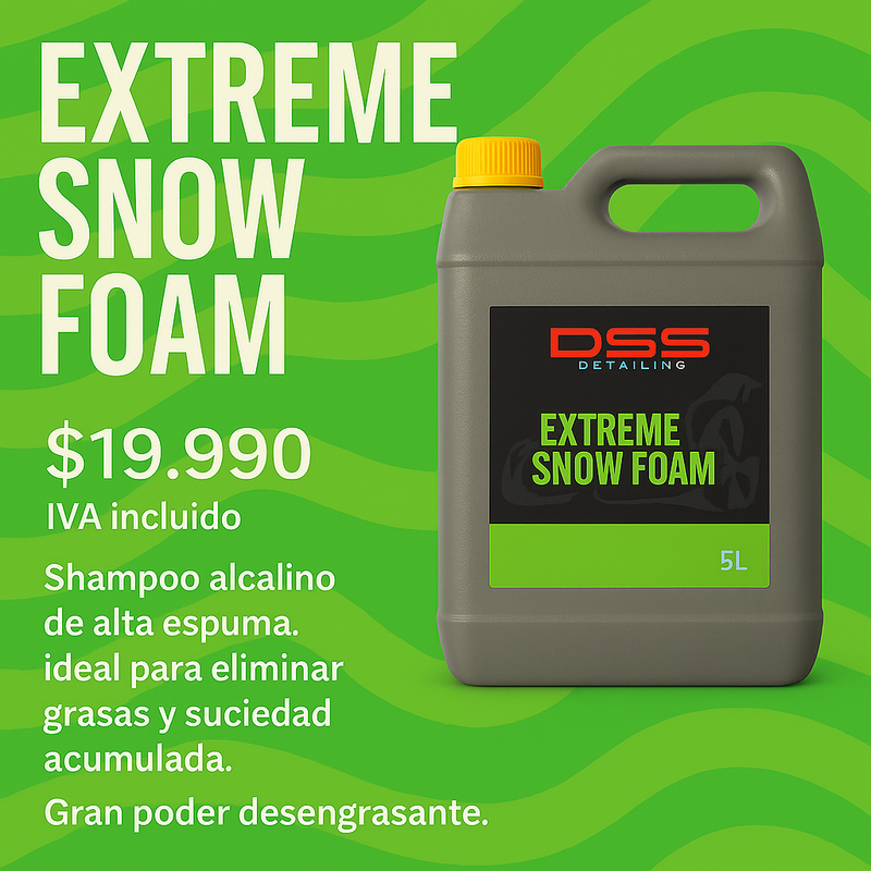 Extreme snow foam - shampoo ph alcalino