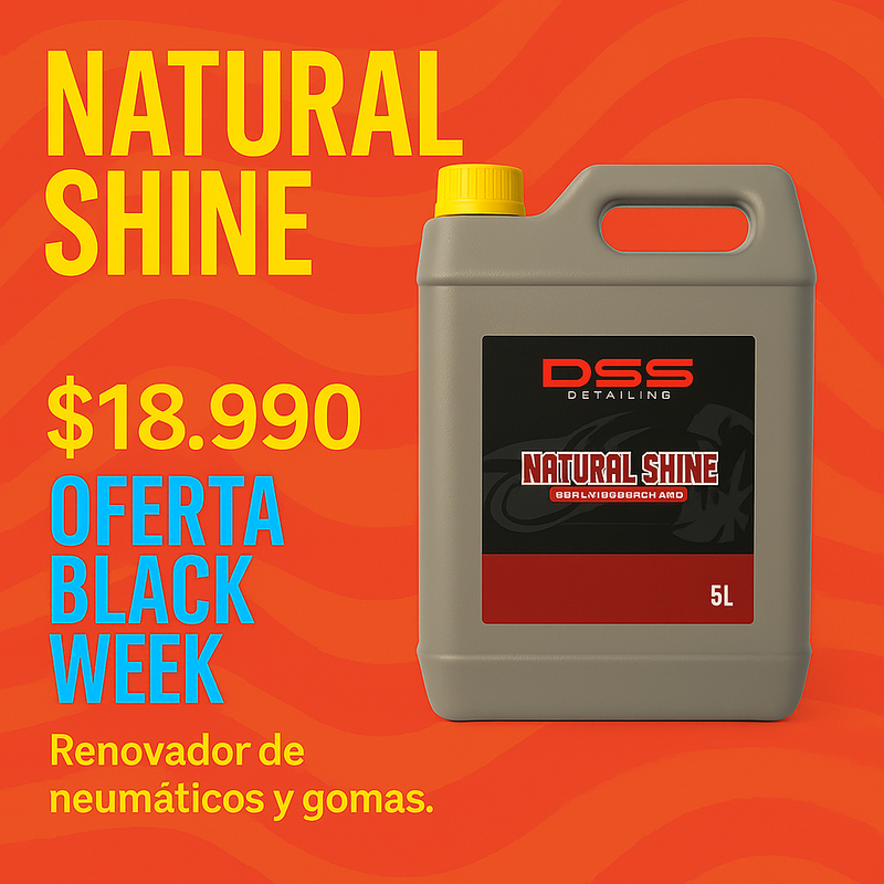 Natural shine - renovador de neumáticos y gomas