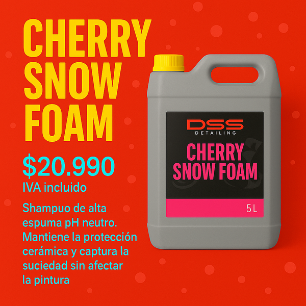 Cherry snow foam - shampoo ph neutro
